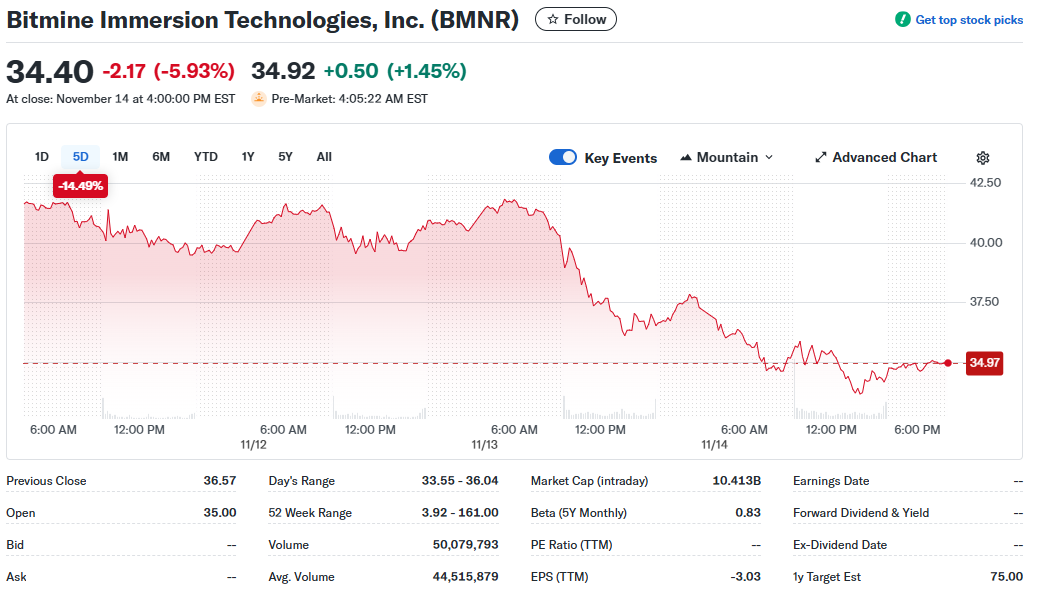 Bitmine Immestion