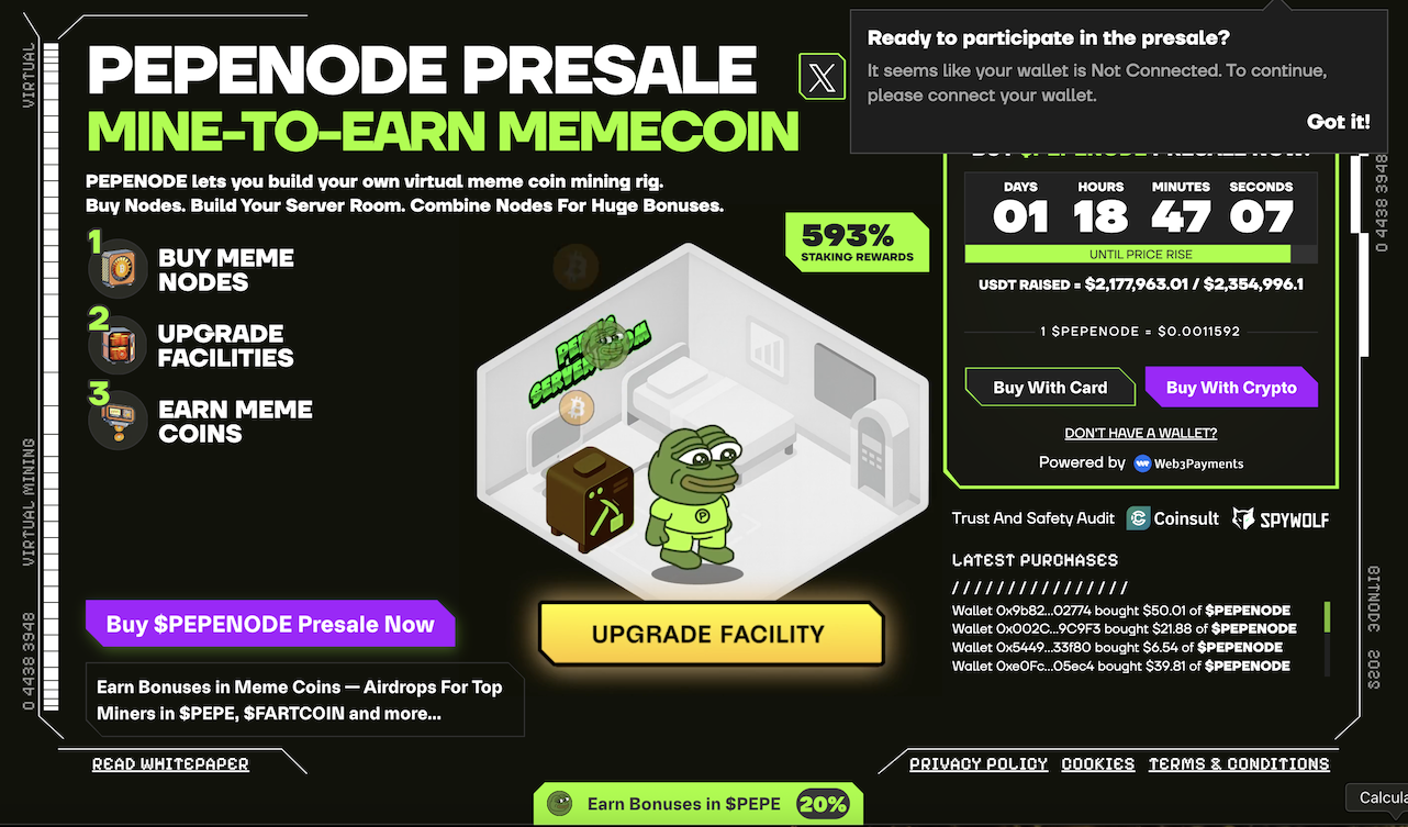 pepenode crypto presale