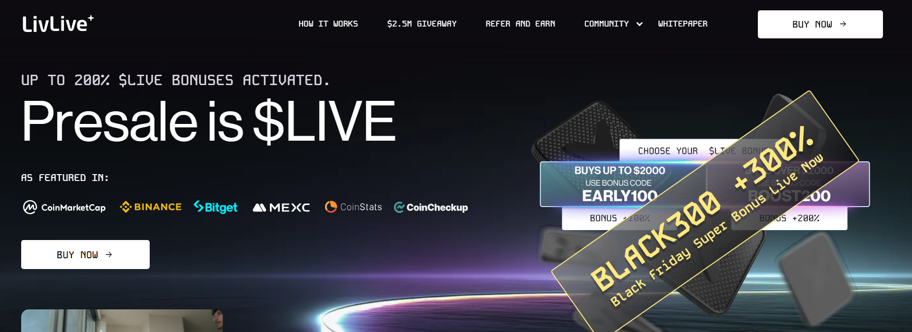 LivLive token presale