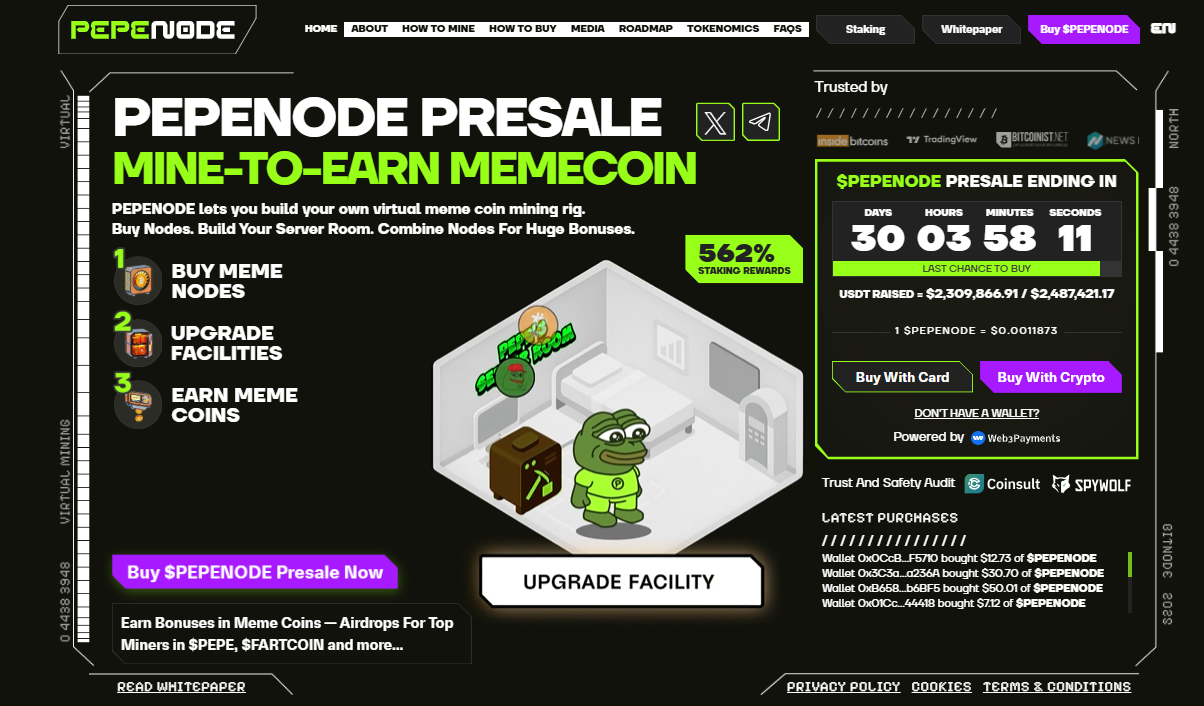 Pepenode Presale