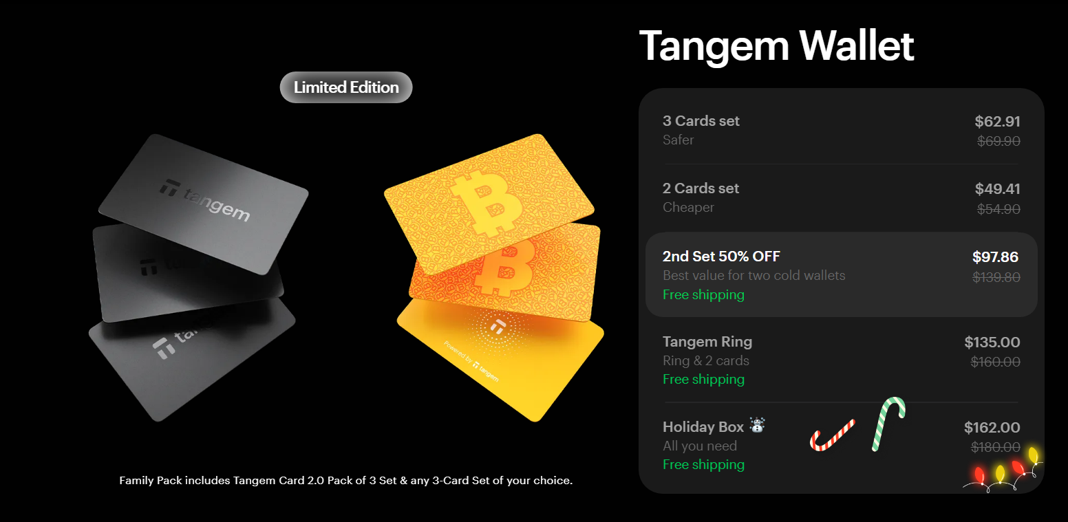 Tangem 1+1 promo
