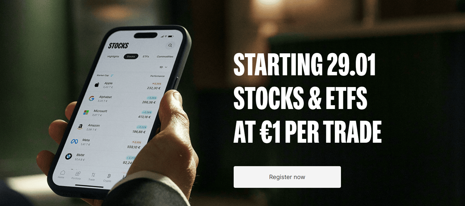 Stocks and ETFs Now Available on Bitpanda With 1% Back on Your Trades