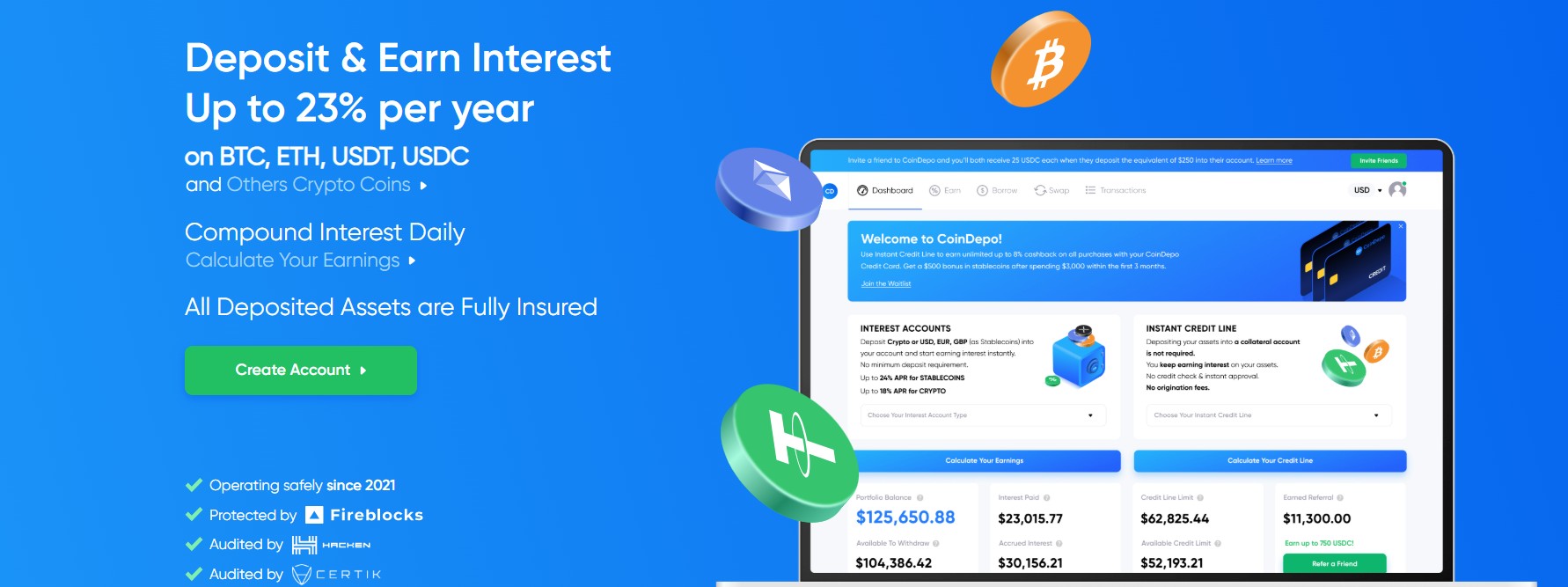 CoinDepo Staking Platform