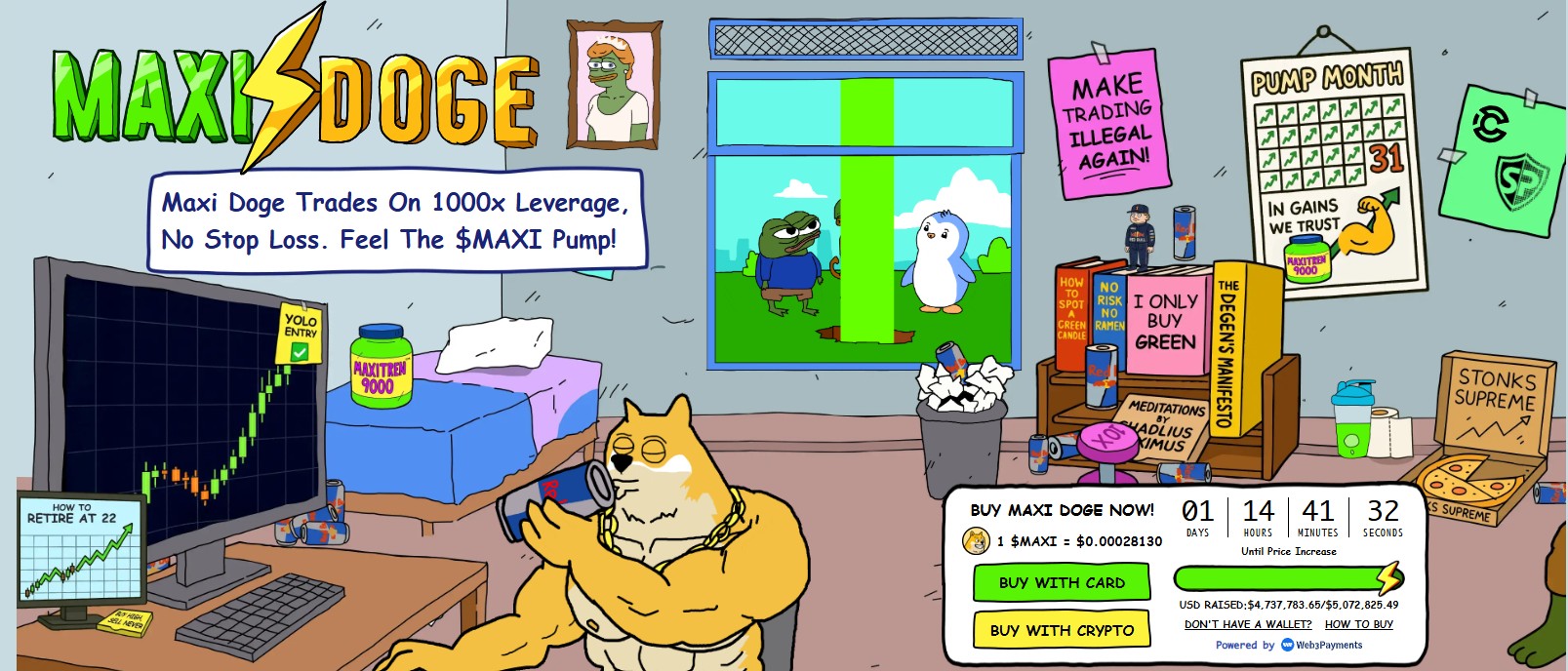 Best Crypto Presales: Why Analysts Are Calling Maxi Doge the New Dogecoin with Funding Nearing $5M