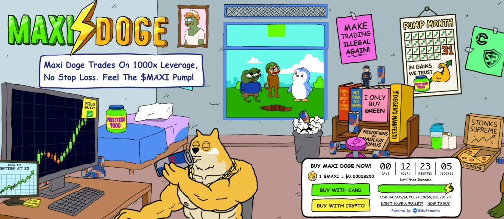 Best Crypto to Buy: MAXI’s “Gym Bro” Coin Raises $5M in Presale