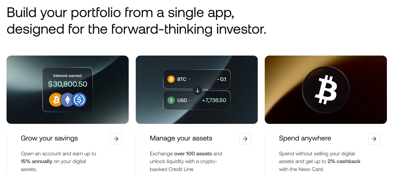Nexo app benefits