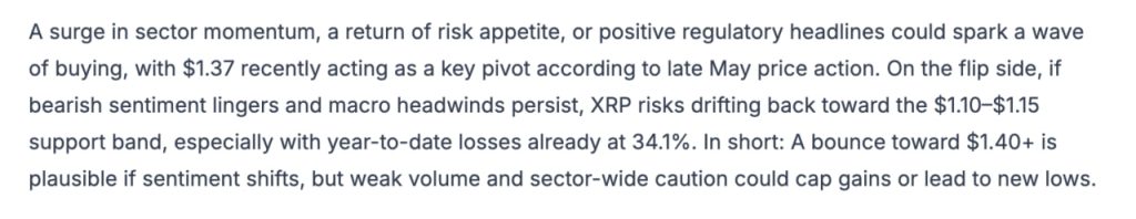 Warren Buffet AI Agent (WarrenAI) Predicts XRP Price By the End Of June 2026
