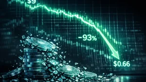 AI Financial Corp. faces Nasdaq delisting after a 93% stock collapse to $0.66, sparking intense controversy over trump crypto