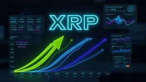 In XRP news today, while Standard Chartered has cut its 2026 XRP prediction by -65%, it still maintains a $28 call by 2030.
