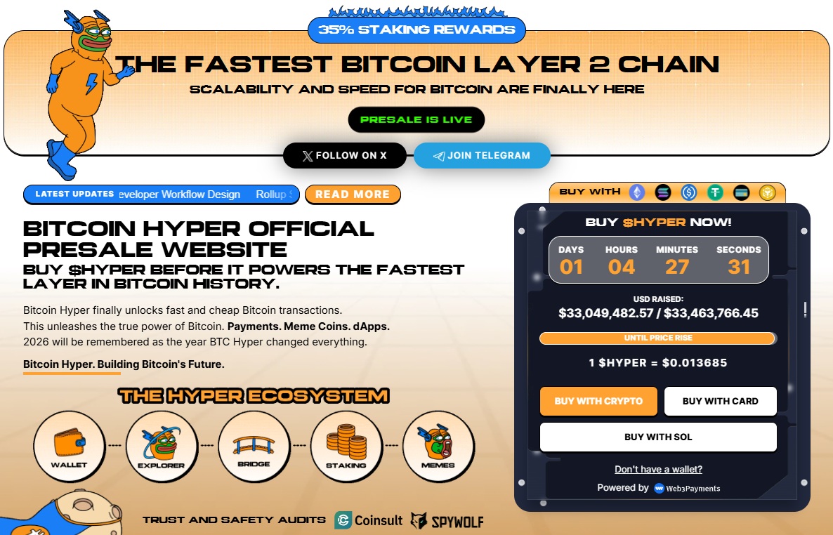 Bitcoin Hyper Presale Site