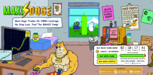 maxi doge price prediction homepage