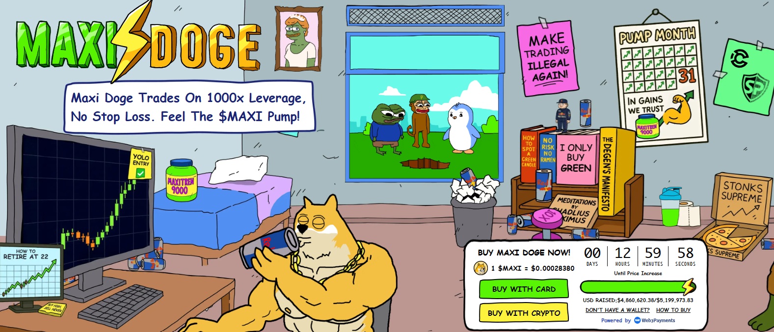 Maxi Doge Presale Site September